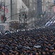 Image for article titled Thousands Of Police Officers March Through Streets To Mourn Cop Who Was Shot While Scratching Ear With Gun